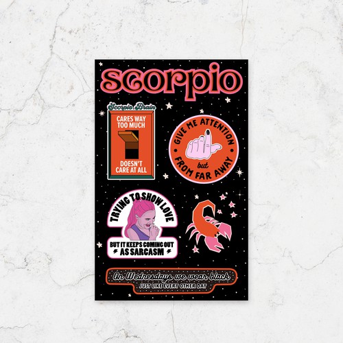 Astrological Stickers 1-on-1 Project 