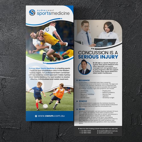 Sydney West Sports Medicine (Flyer Design)