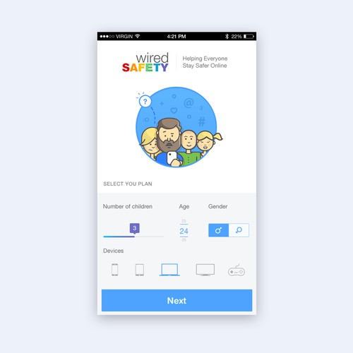 App for parents to create a family digital safety plan