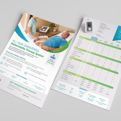 acp data sheet design