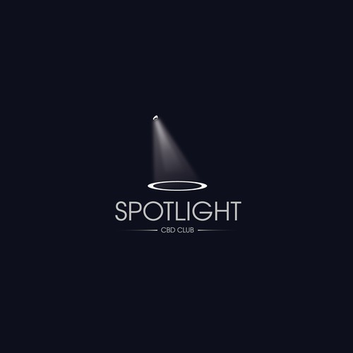 Spotlight CBD Club logo Design