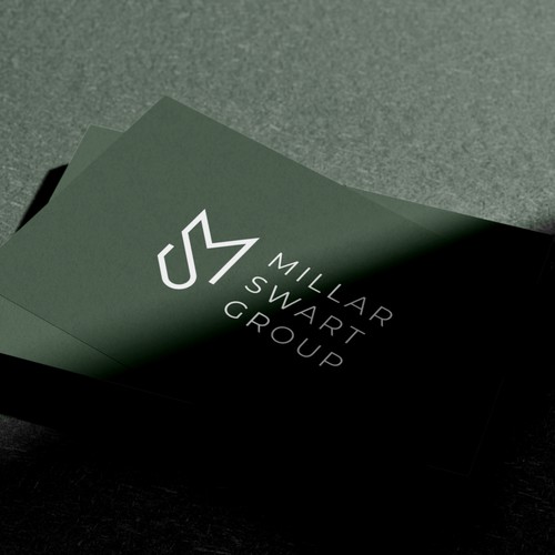 Minimalist logo for millar swart group