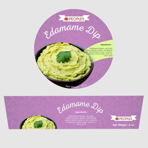 Edamame Hummus package