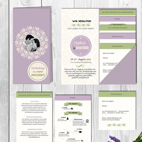 Help us design a cool wedding invitation!