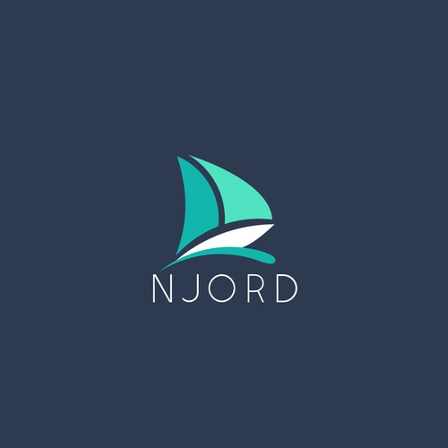 Simplistic geometric logo for a Sailing company.