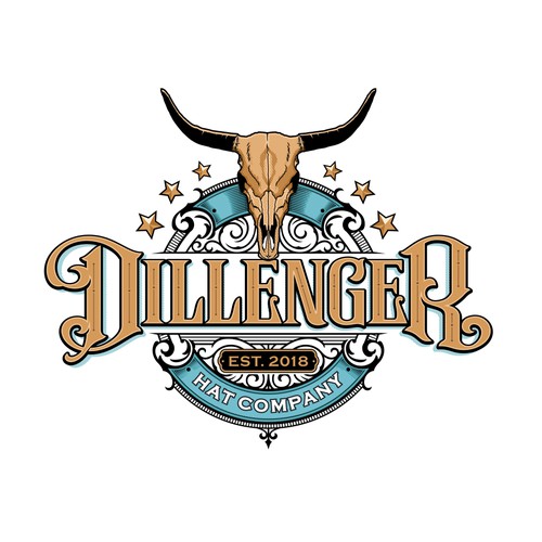 Dillenger Hat Company logo design