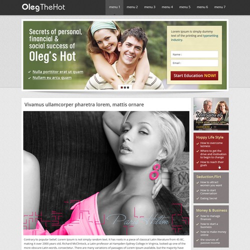 Simple design for personal blog, UI prototype included!