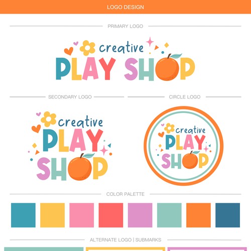 Creative Play Shop Logo Design