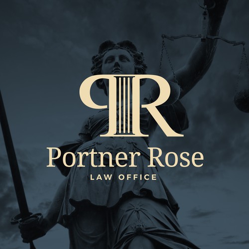 Portner Rose Logo Design