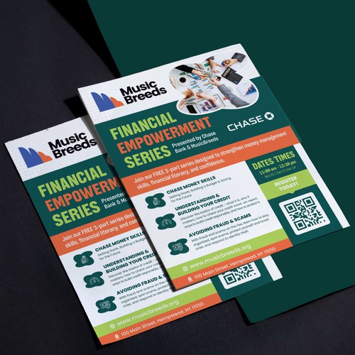 Financial Flyer Design.
