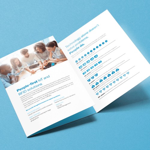 Software/Tech Trifold Brochure