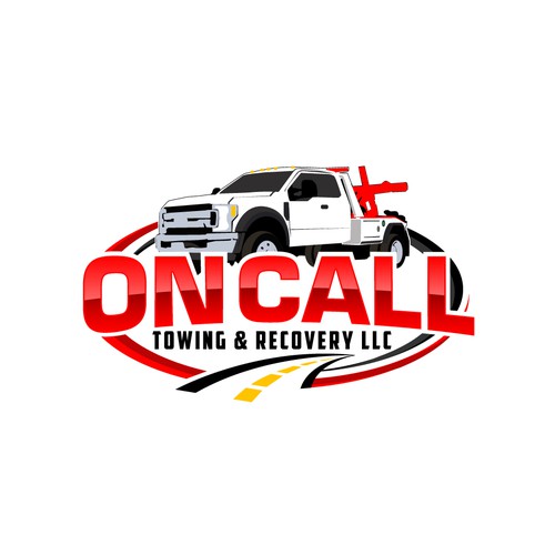 Bold logo for towing company