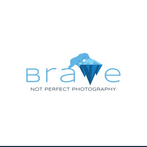 Bold logo for portrait photography business