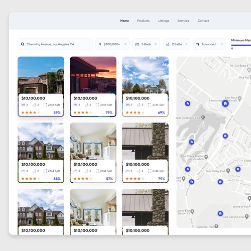 Real Estate Webapp Design Concept