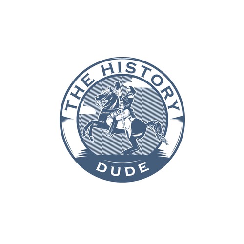 Emblem Logo Concept for The History Dude