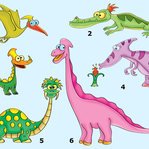 Dinosaur themed design for Schoolbags, Water bottles & lunchboxes