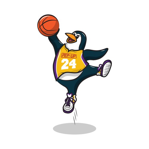 Basket Ball Penguin Contest Entry