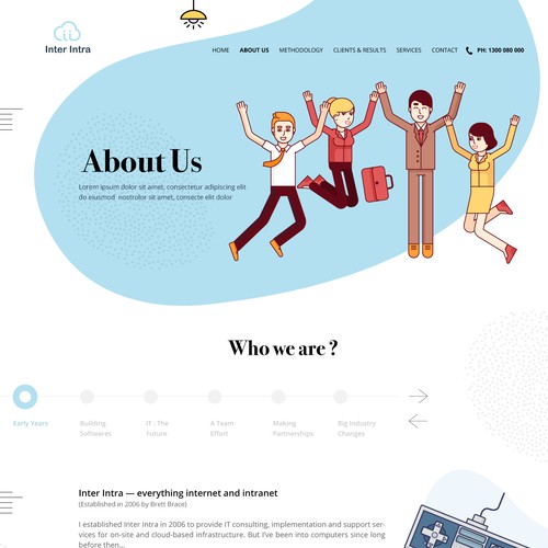 Creative Website Design for IT Consulting Firm