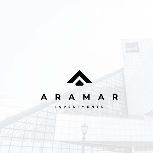 Bold and powerful logo based on the letter A