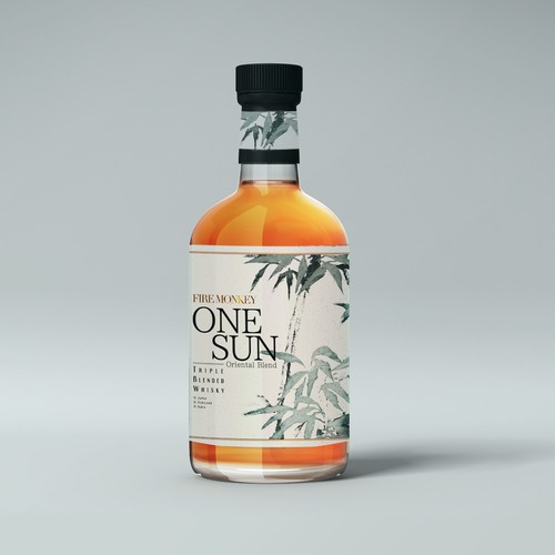 Label design for craft whisky
