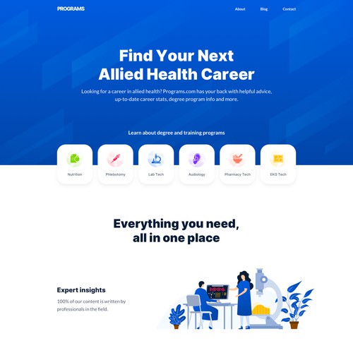 Health Careers Website