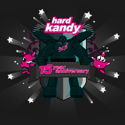 hard kandy 15 year anniversary emblem