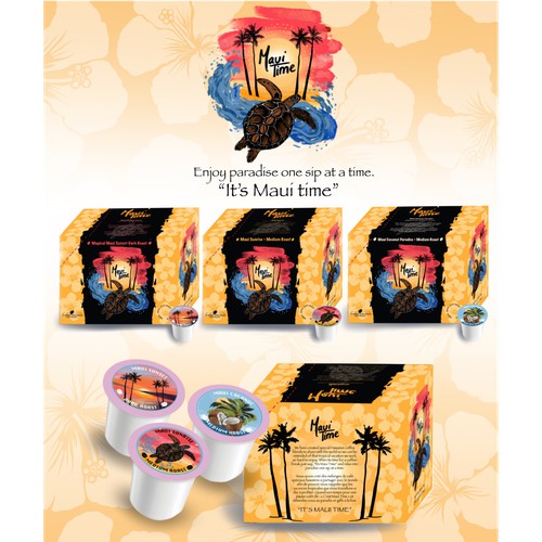 Coffee Brand product design and logo design 