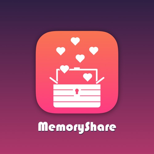 App logo concept for a memory sharing application #2