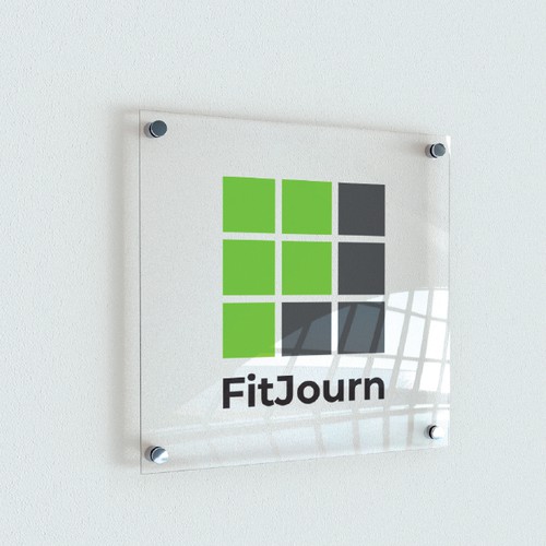 Brand logo for a fitness journal