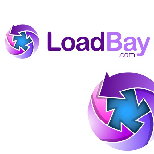 Logo design for a file sharing/hosting project: LoadBay.com