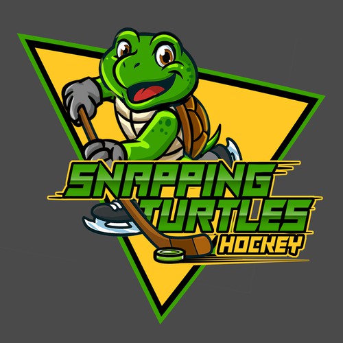 Snapping Turtles Hockey logo mascot