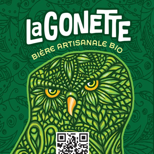 Beer label design