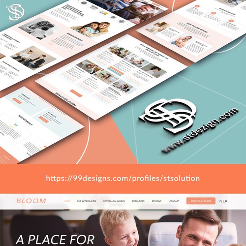 Website for online Education System Bloom