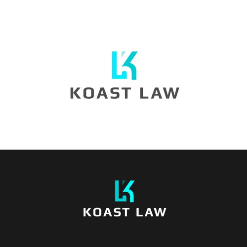 Koast Law logo concept