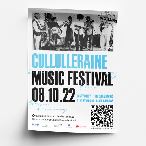 A2 poster for a music festival