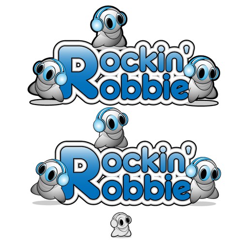 Cool new high-tech kids toy needs a creative logo:  Rockin' Robbie