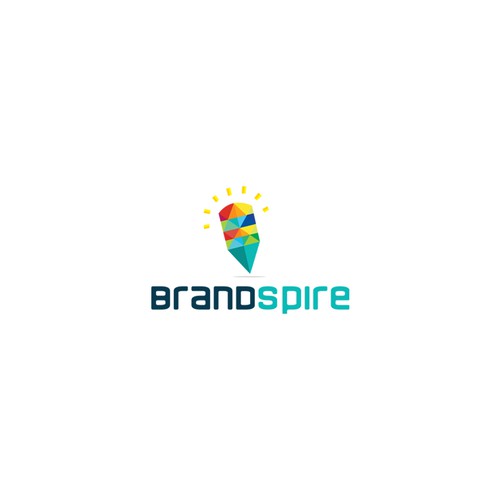 Colorful and unique logo for brandspire.com