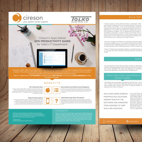 IT Case Study Brochure