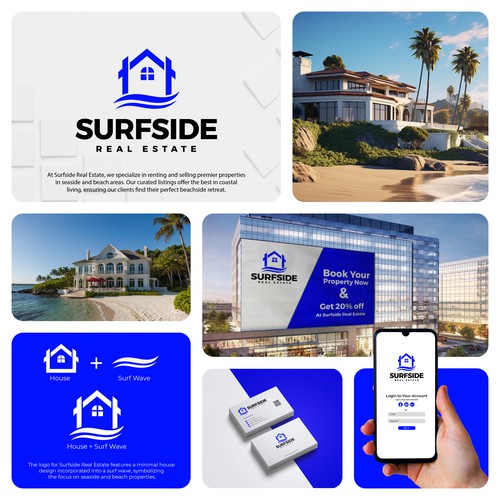 Surfside Real Estate Brand Identity.