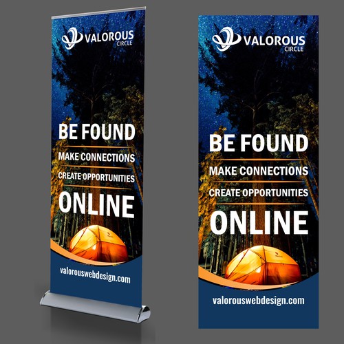 Pull Up Banner for Valorous Circle