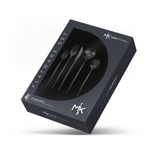 MK Kitchen Flatware Set Box Design