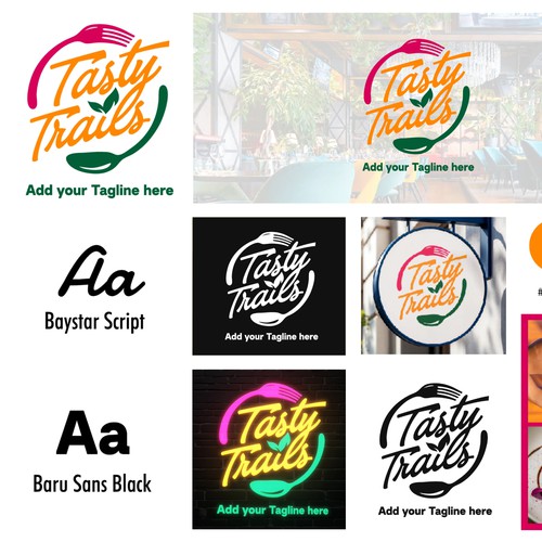 Tasty Trails Logo Template