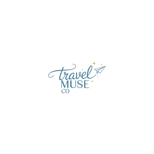 travel muse co. logo design
