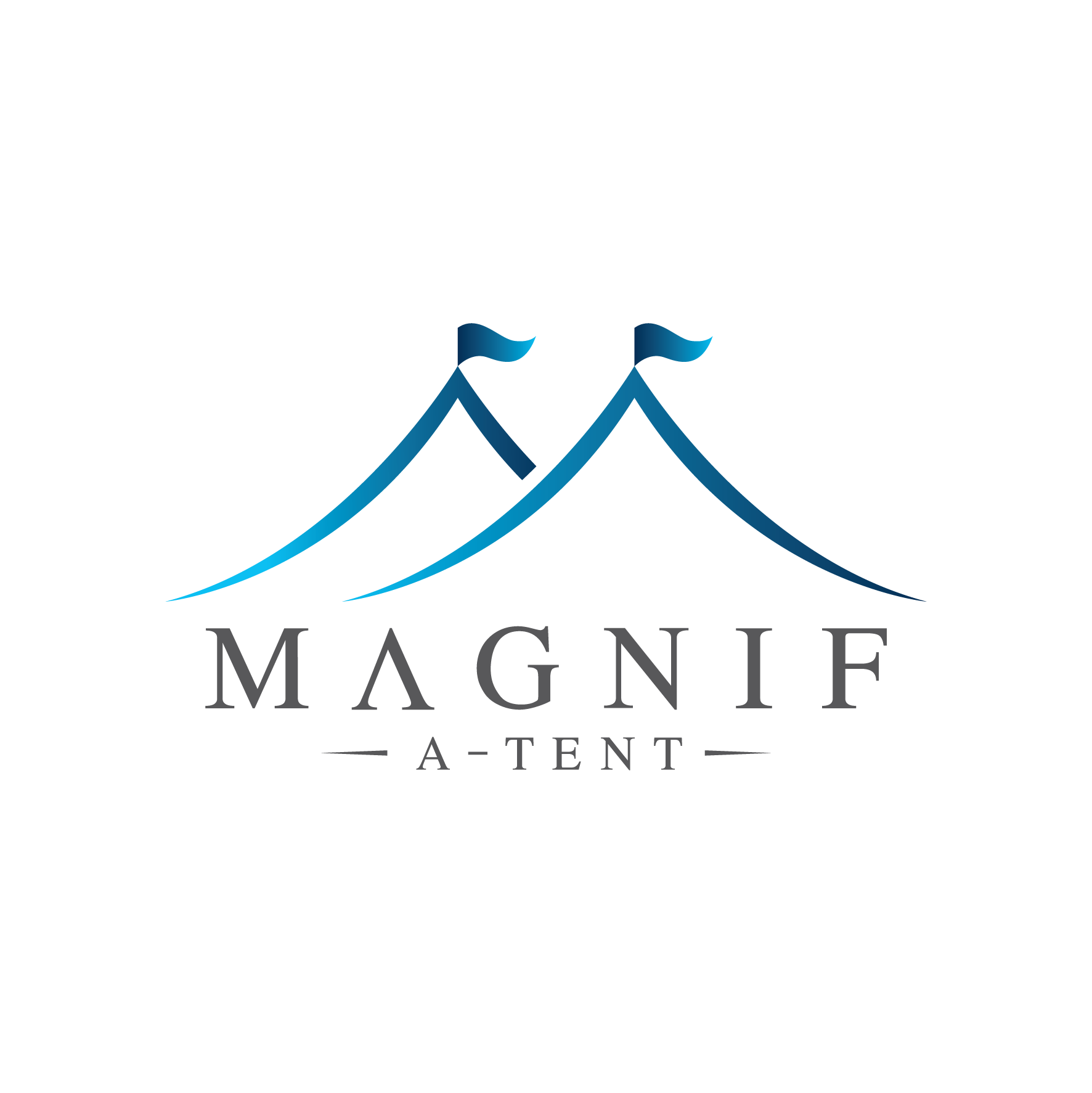 Elegant upscale logo design for tent and event rental company. (weddings and all type of events)