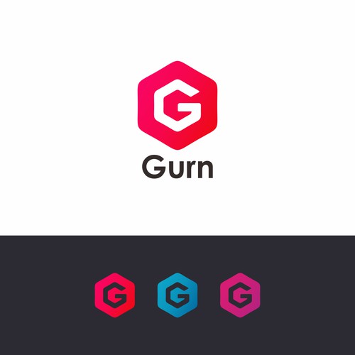 Logo for startup company named Gurn