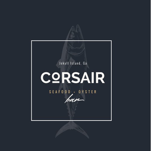 Logo proposition for a seafood and oyster bar