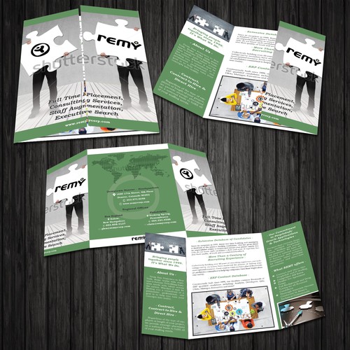 UNIQUE and EYE CATCHING brochure that sets Remy apart!