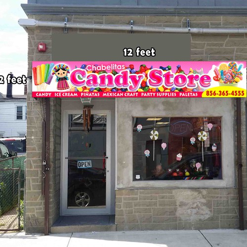 Signage for Candy Store