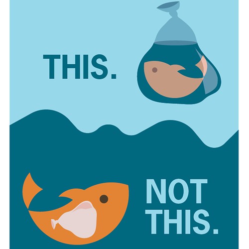 Stop Ocean Pollution Poster