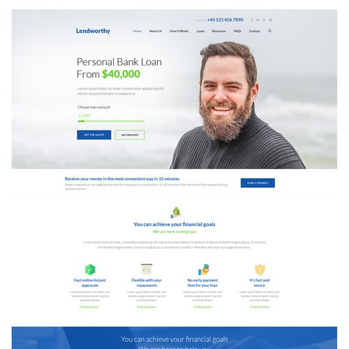 Loan Website Design